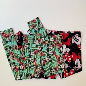 LuLa Roe and Disney Mickey and Minnie Mouse Leggings Women's size Small
